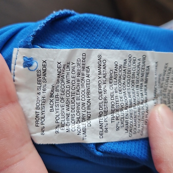 Callaway Large men's blue and white opti-dry golf shirt - Picture 6 of 9